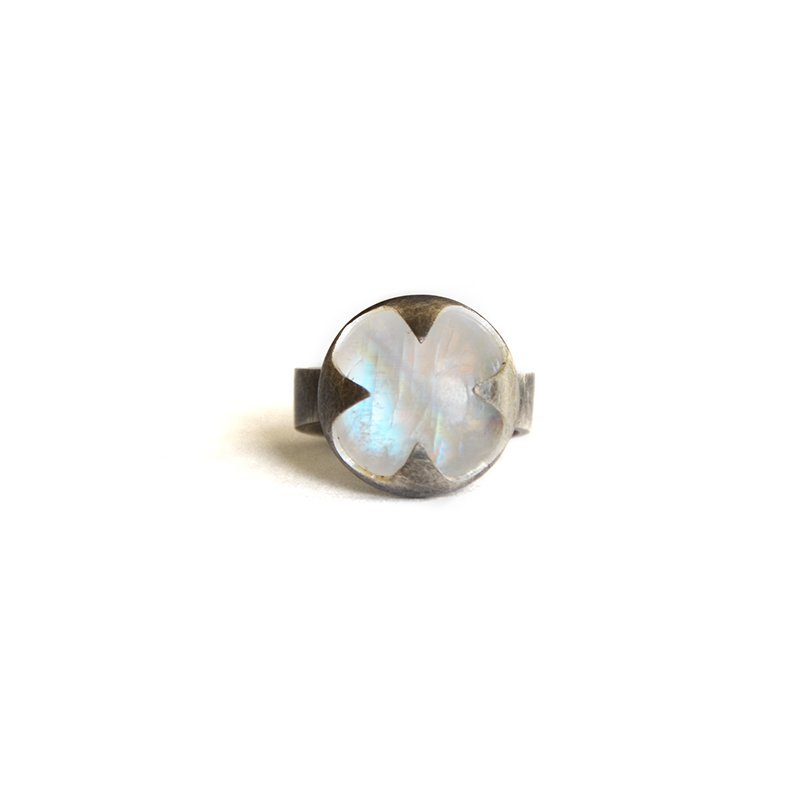 Prophet Ring, moonstone, sterling silver 2014