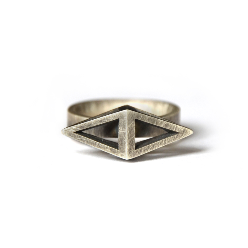 Reflection Ring, sterling silver, 2015