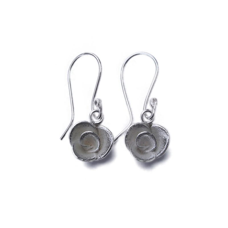 All Things Pass III, earrings, sterling silver, 2010