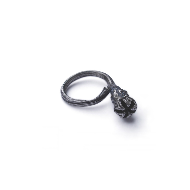 All Things Pass IV, ring, sterling silver, 2010