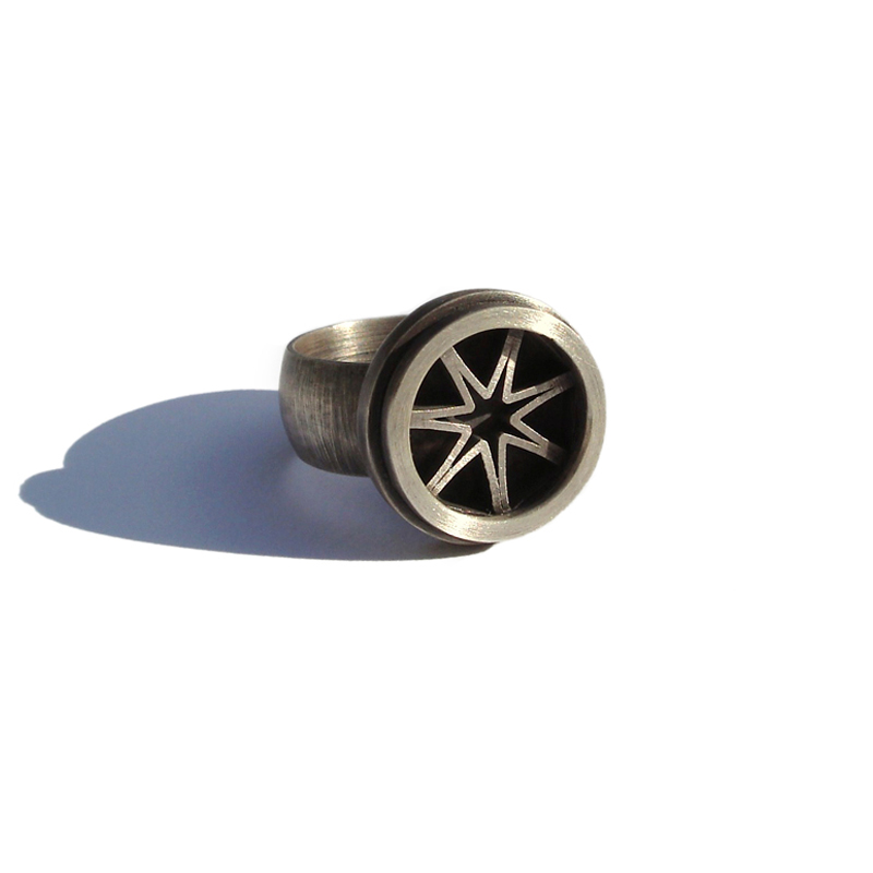Shine Like a Star, ring, sterling silver, 2006
