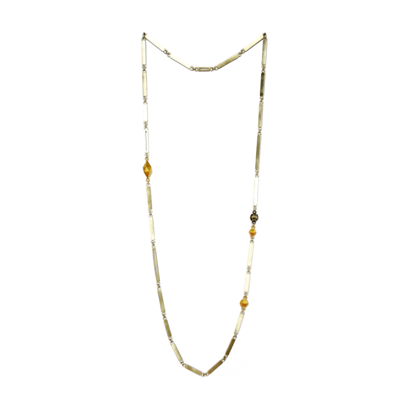 Transcendent Necklace, sterling silver, 24ct gold plate, 2016
