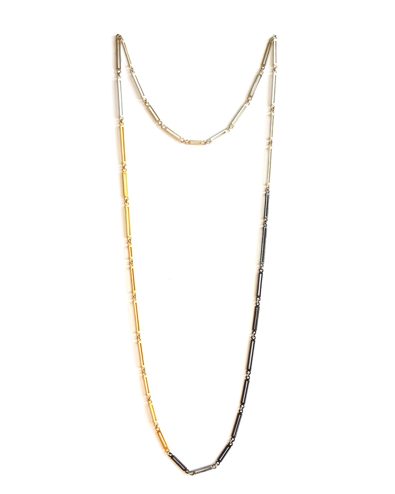 Trinity Necklace , Sterling silver and 24ct gold plate, 2017