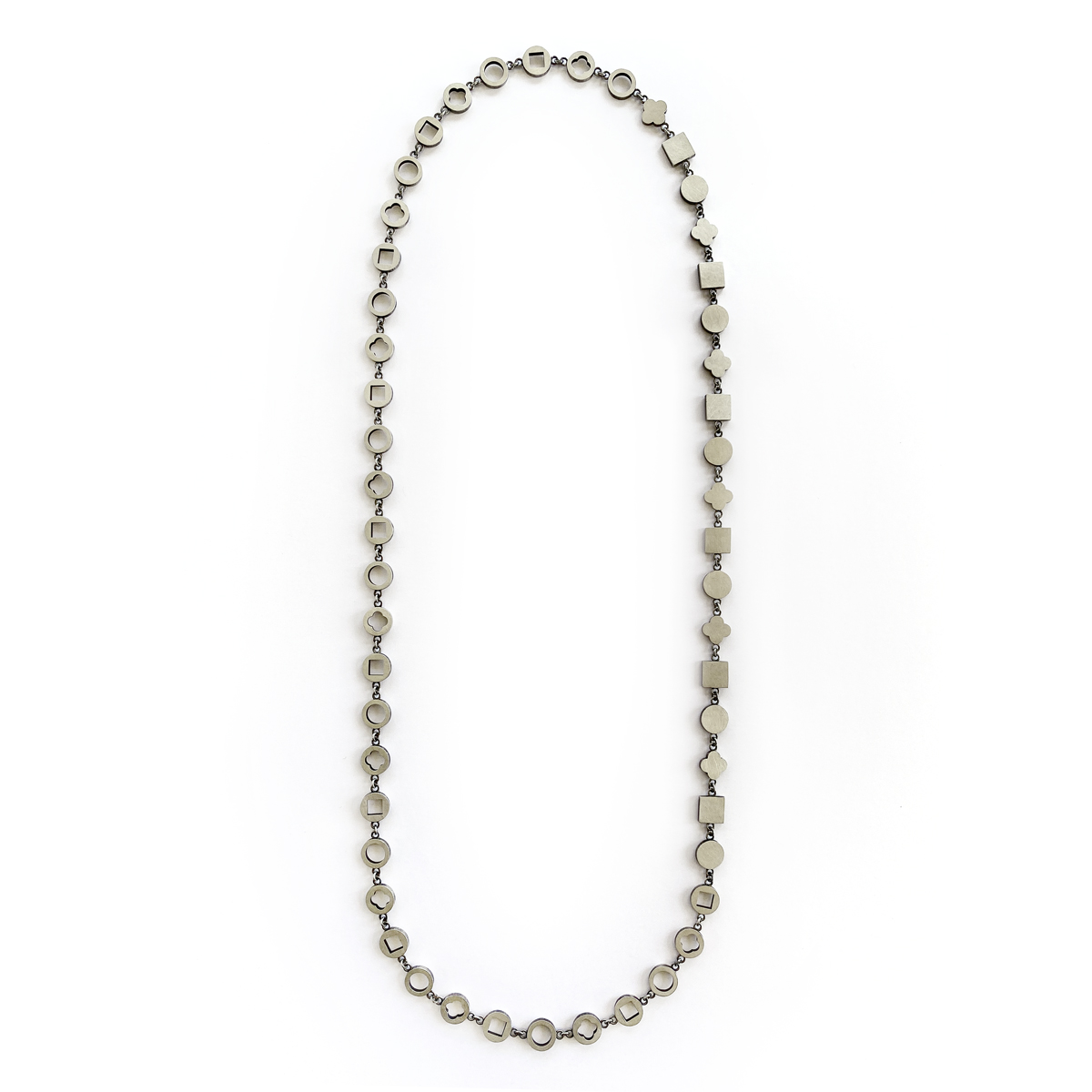 Reverence Necklace (variation 1), sterling silver, 2020, Kate Alterio