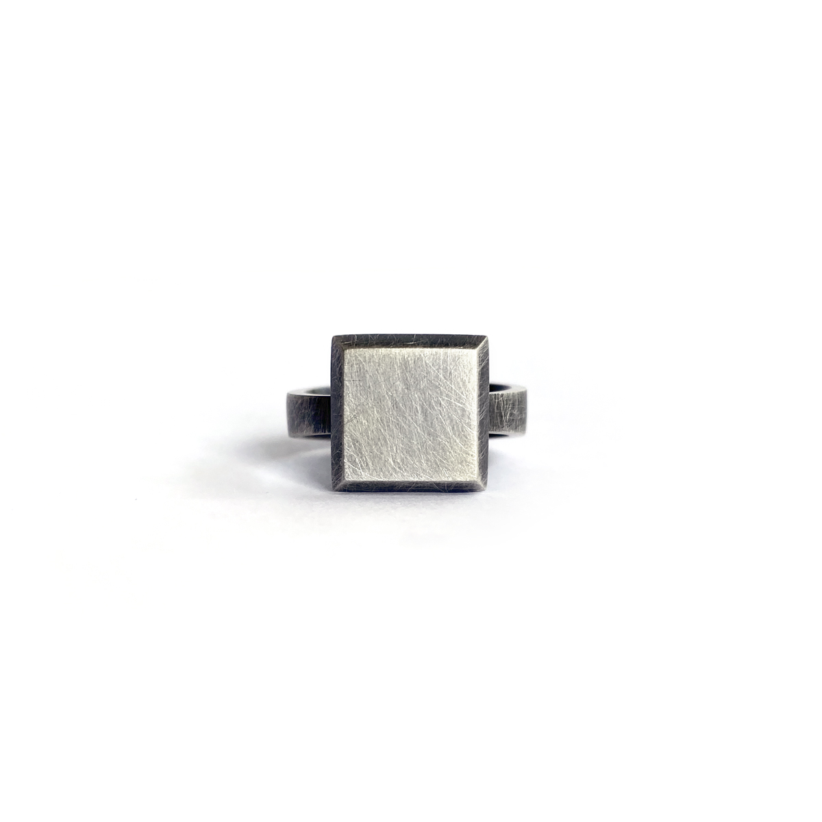 Perception Ring, sterling silver, 2020, Kate Alterio